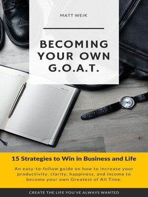 cover image of Becoming Your Own G.O.A.T.
